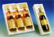 whiskey bottles in polystyrene